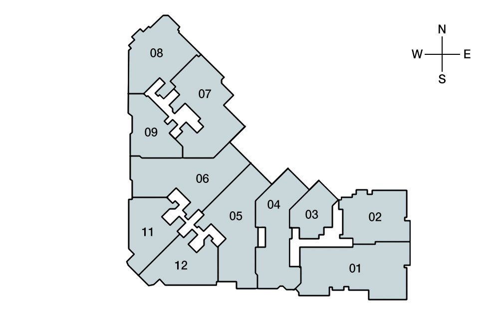Photo of key floor plan